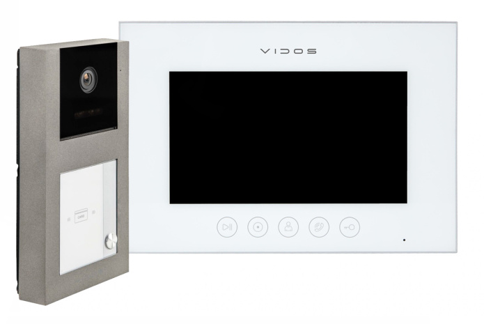 Wideodomofon Vidos z czytnikiem RFID Vidos S11-1 M11W